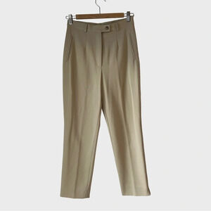 Vintage 90s sand beige trousers  /‎ tailored pants 6P